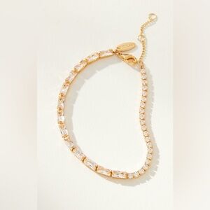 Anthropologie Baguette Stone Bracelet. NWT